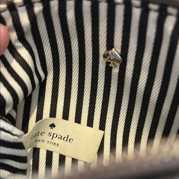 Kate Spade Taupe Pebbled Leather Wristlet - Picture 3 of 4